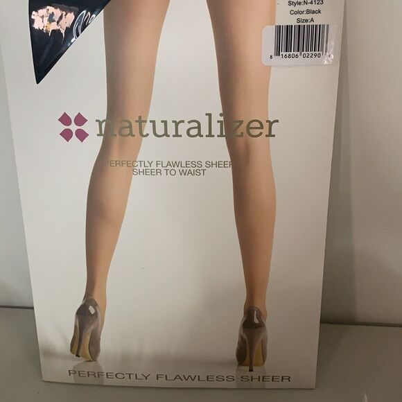 NWT NATURALIZER PERFECTLY FLAWLESS SHEER NUDE &‎ BLACK SIZE C,A - Picture 1 of 6